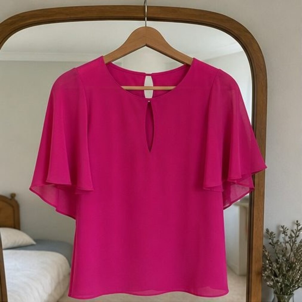 Ivory Tie Neck Blouse